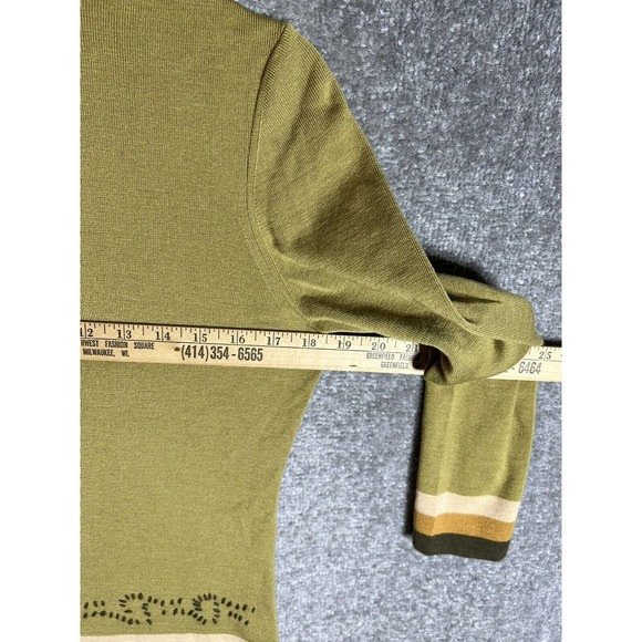 Ruiqun‎ Wool Long Sleeve Pullover Turtleneck Knit Top Womens Size Medium - Picture 12 of 13